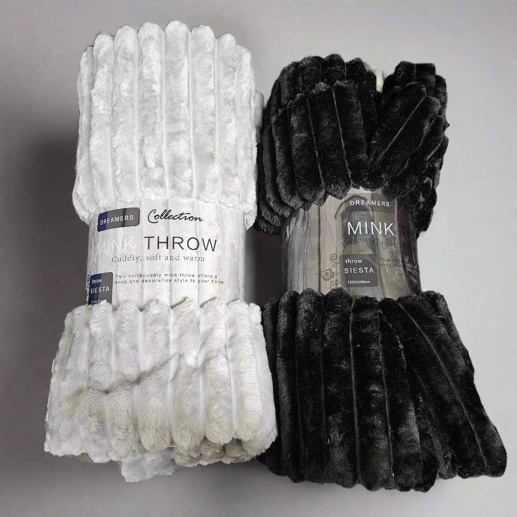 Super Soft Jacquard Ribbed Throw