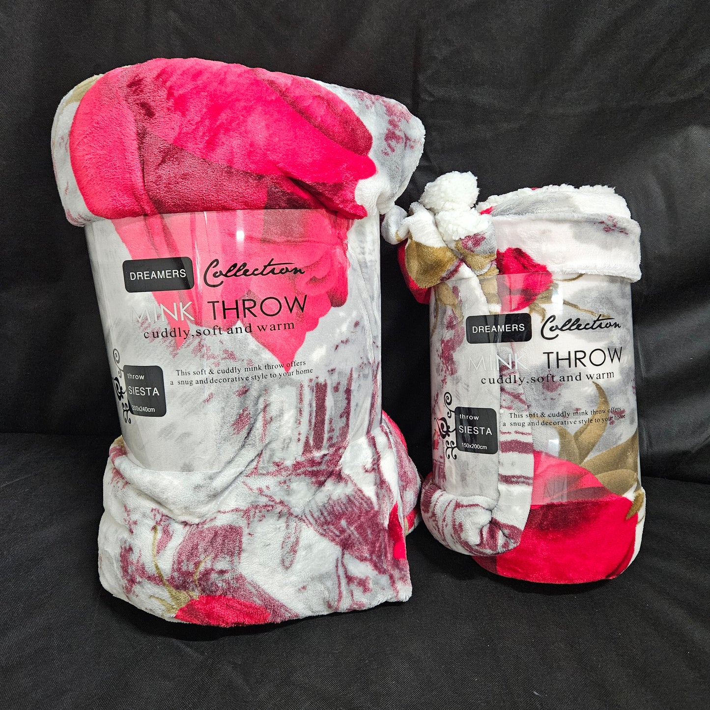 Super Soft Sherpa Backed Fleece Blanket