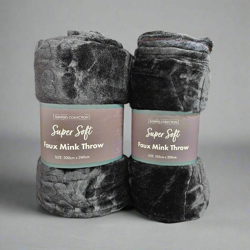Super Soft Faux Mink Throws
