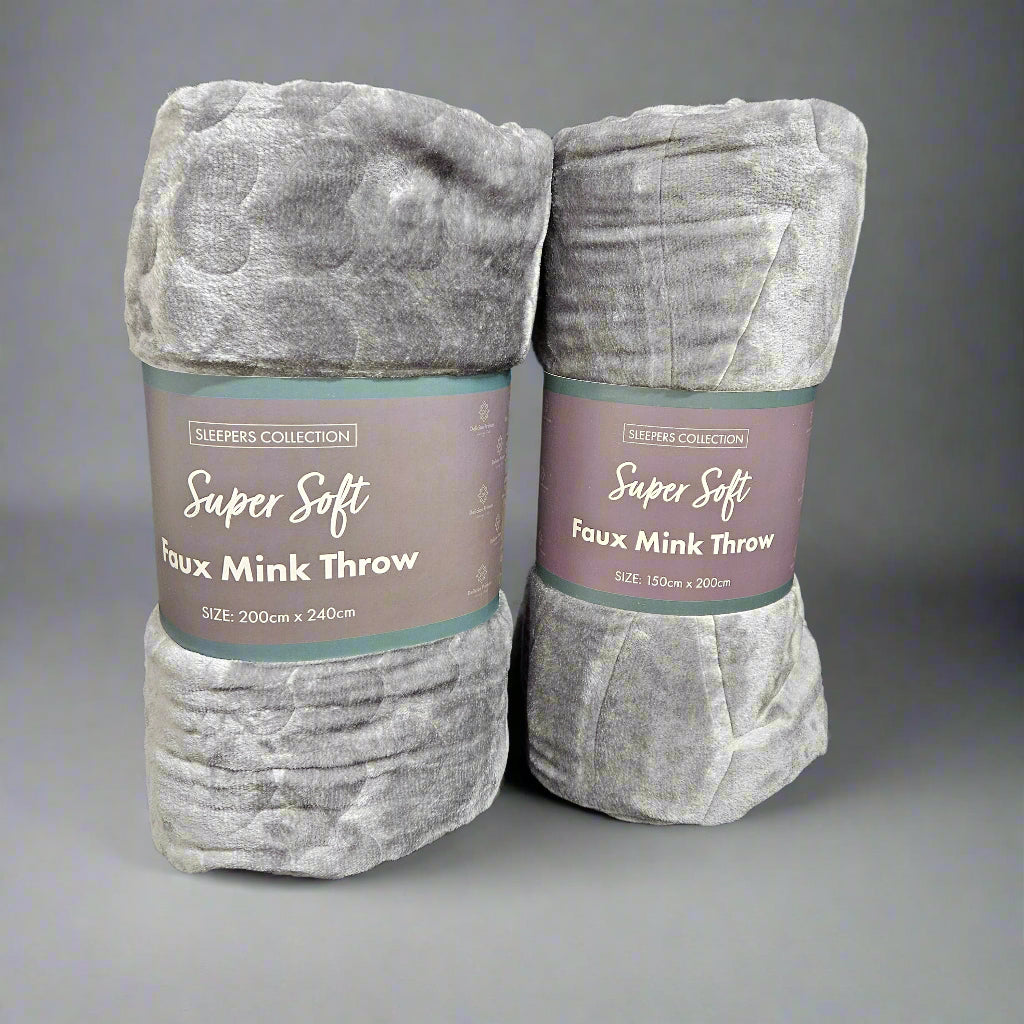 Super Soft Faux Mink Throws