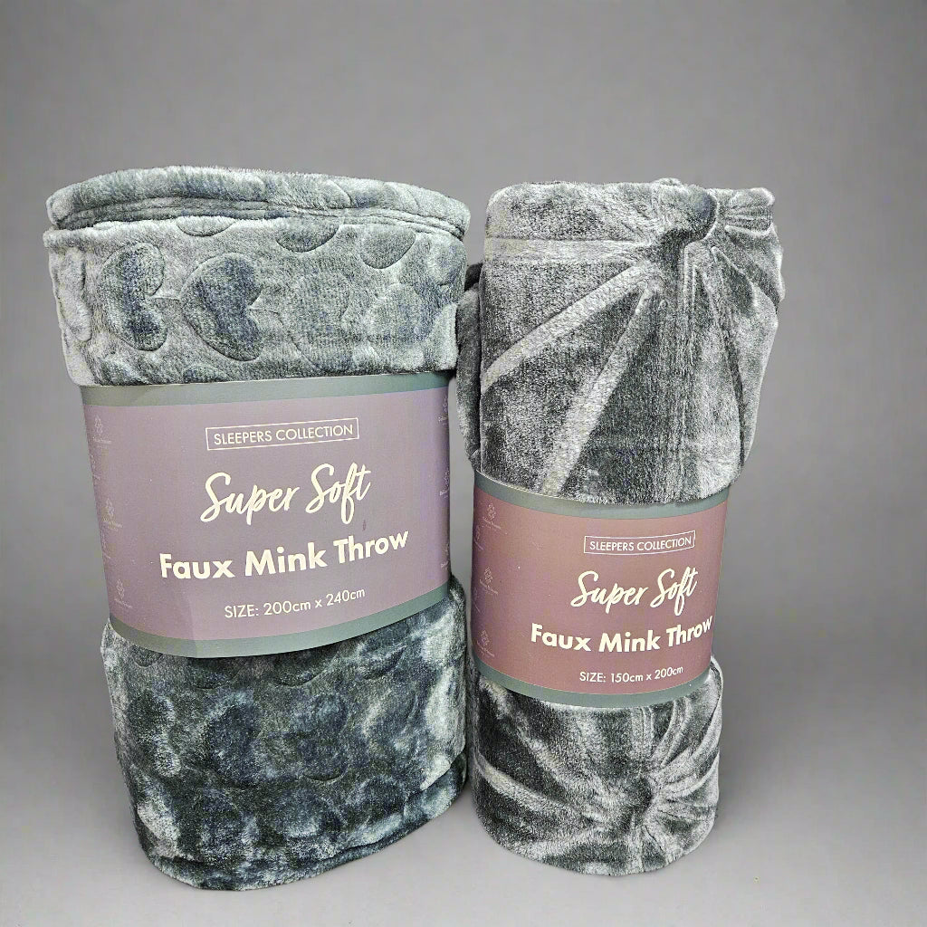 Super Soft Faux Mink Throws