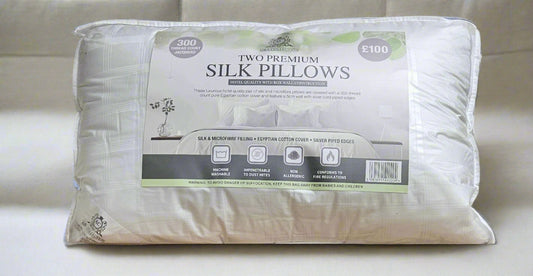 Premium Silk Pillow Pair