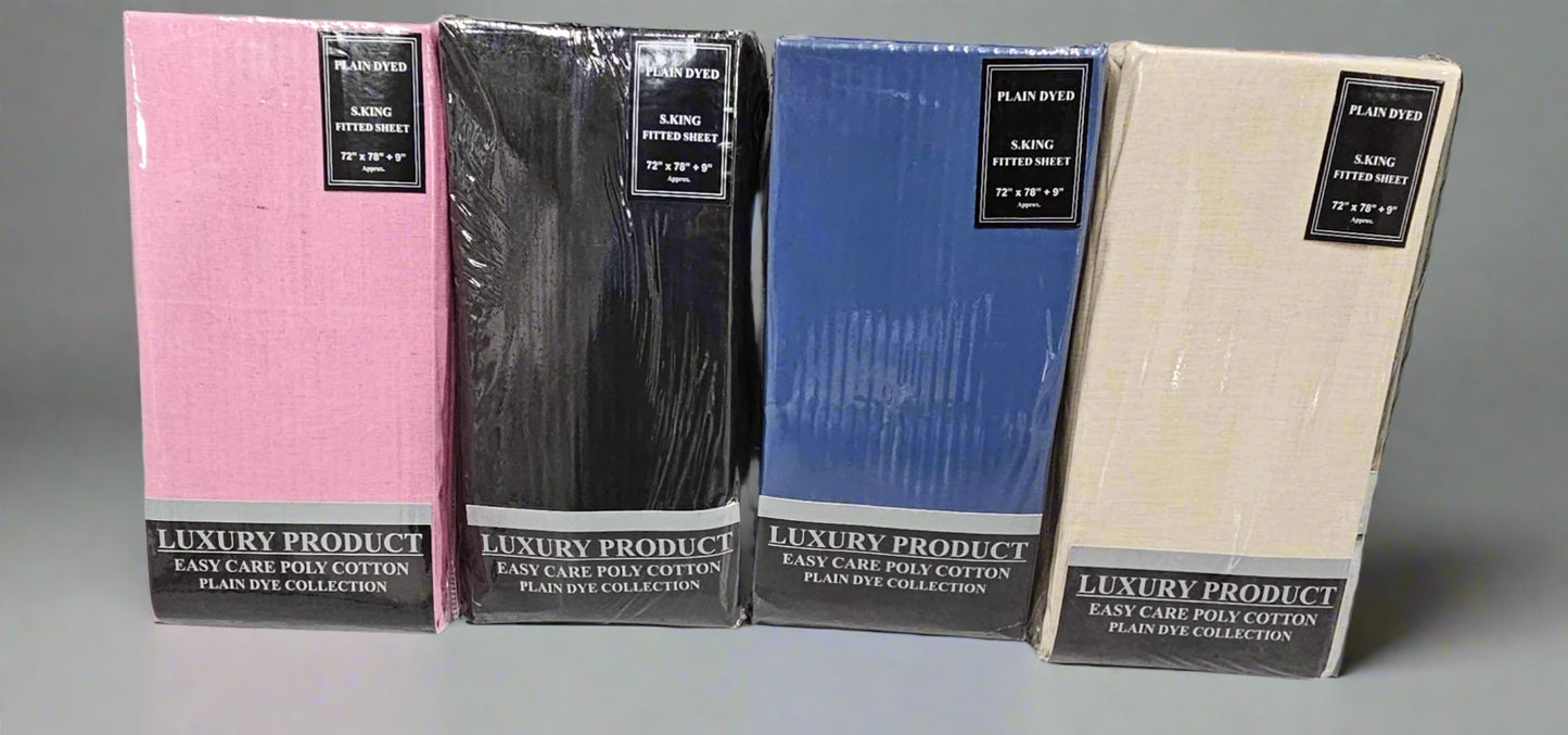Polycotton Fitted Sheets