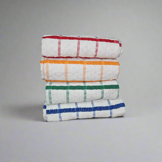 Large Check Teatowels