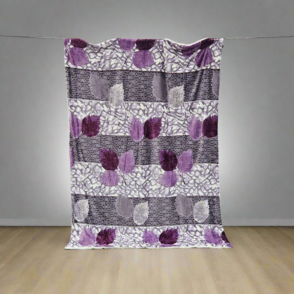 Super Soft Sherpa Backed Fleece Blanket