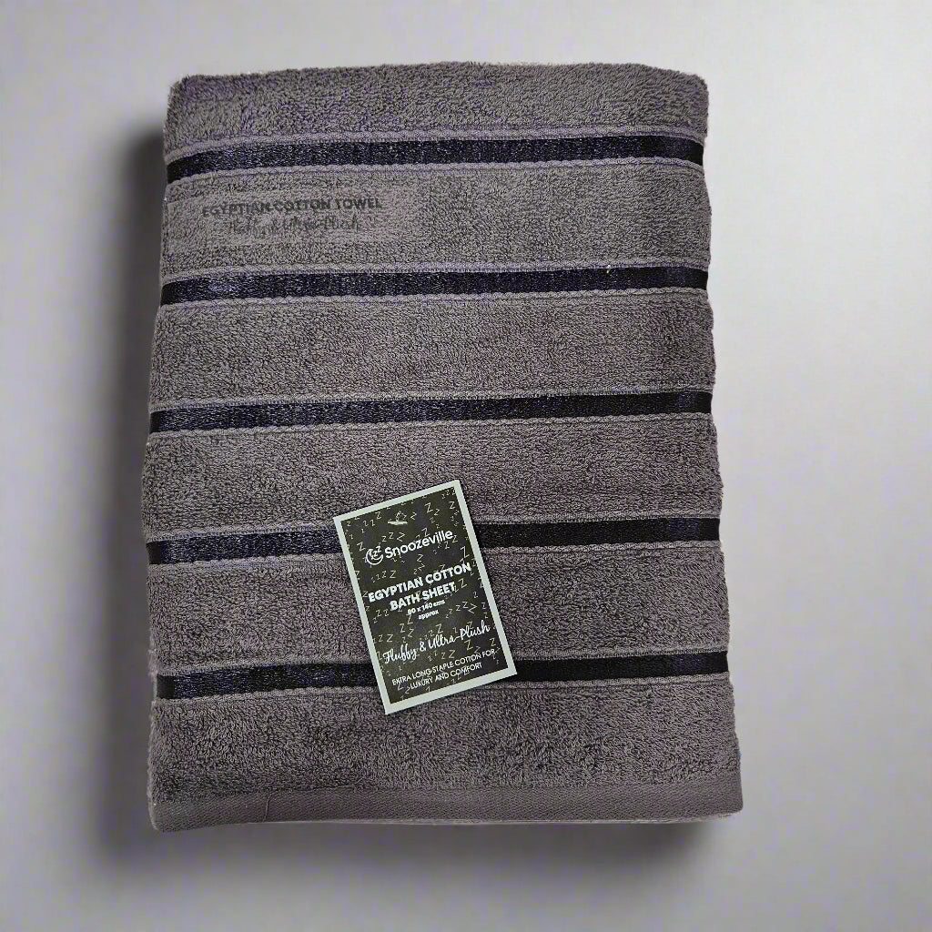 Satin Stripe Egyptian Cotton Bath Sheet