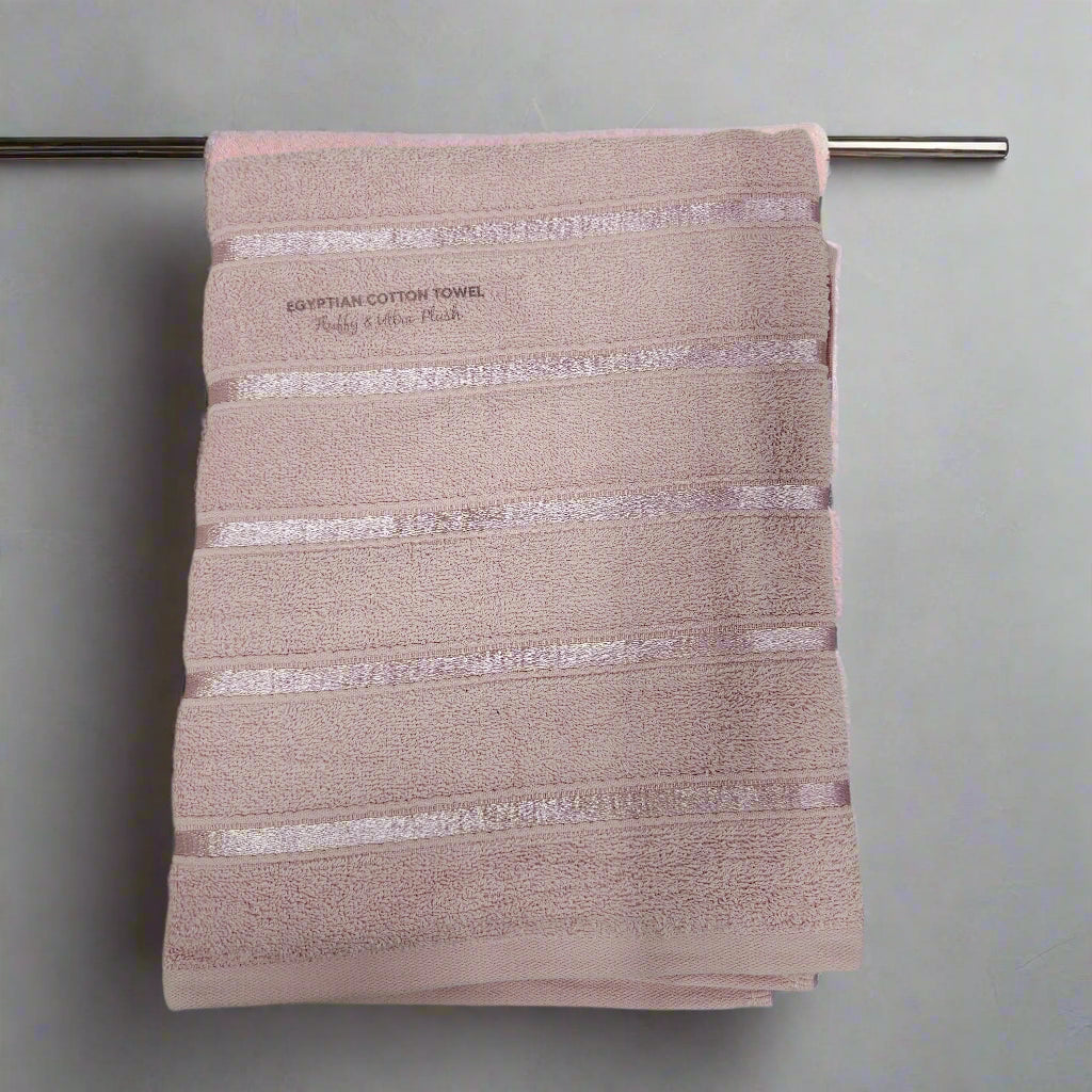 Satin Stripe Egyptian Cotton Bath Sheet