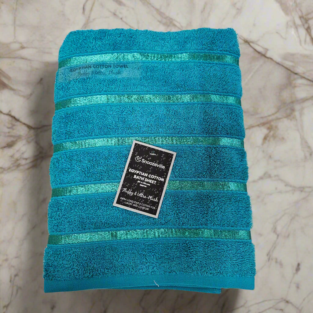 Satin Stripe Egyptian Cotton Bath Sheet