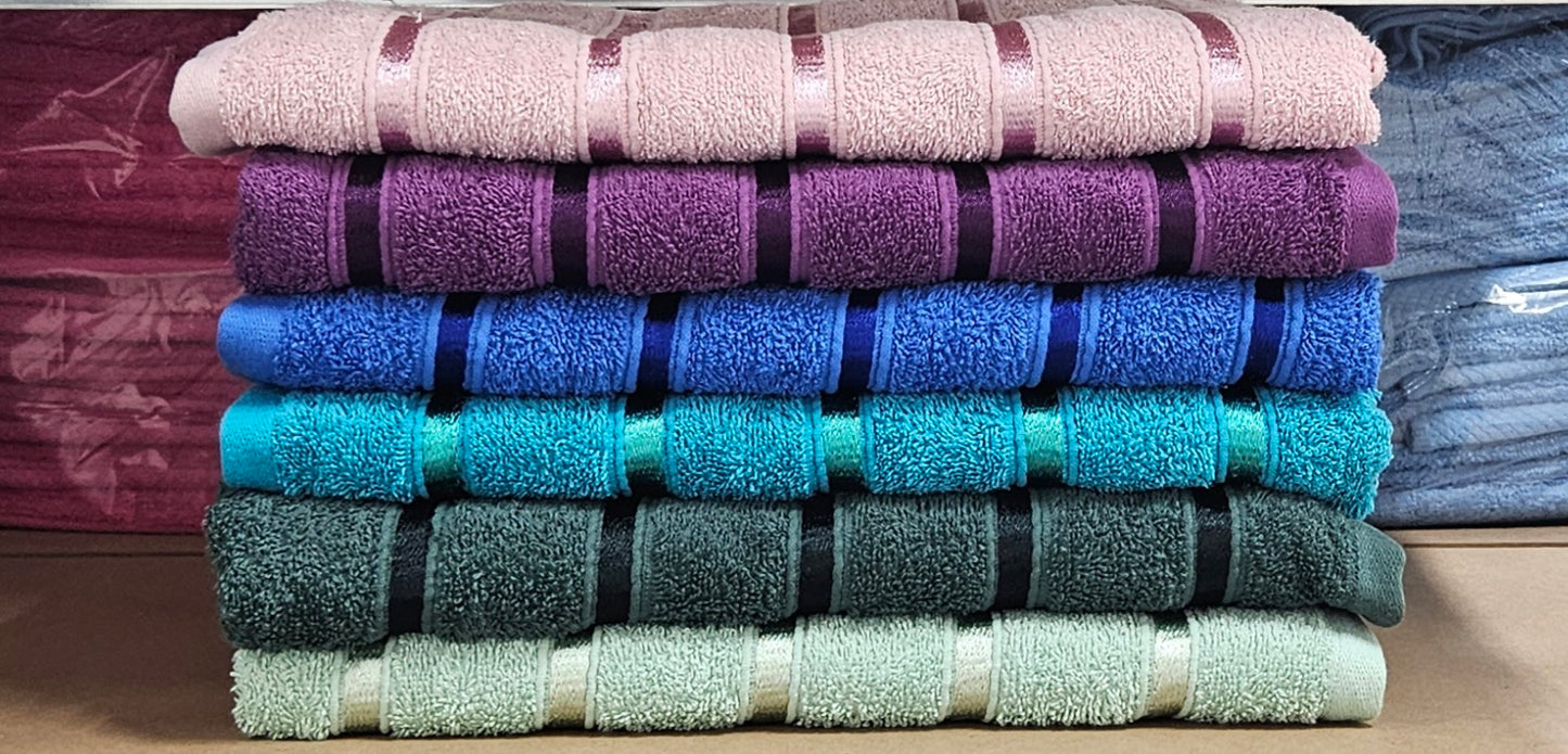 Satin Stripe Egyptian Cotton Bath Sheet