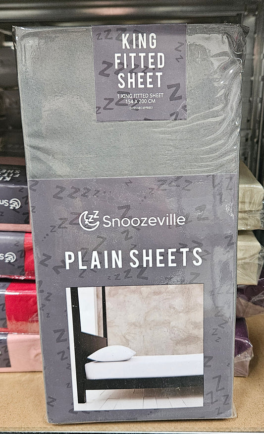 Snoozeville Microfibre Fitted Sheets