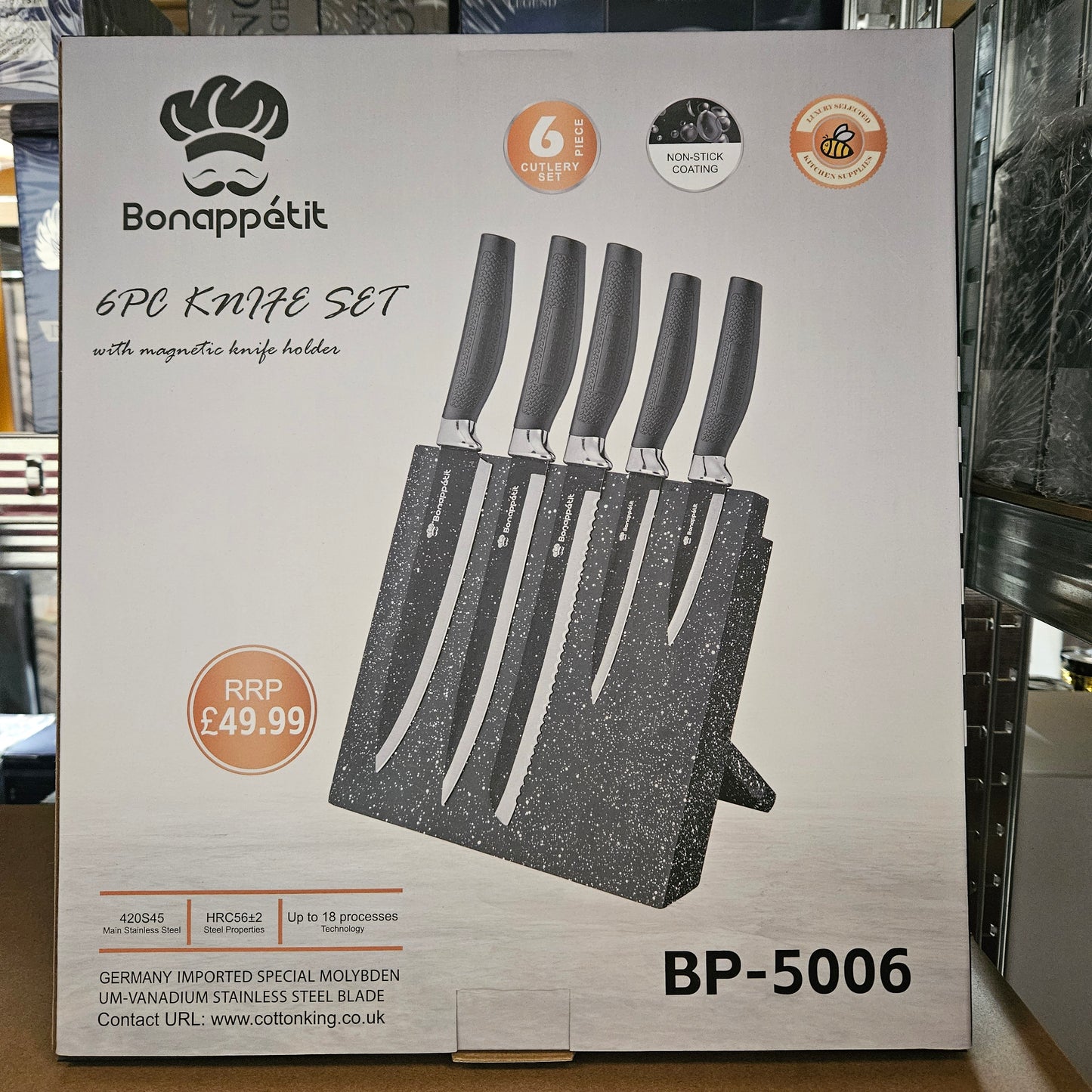 6PC Magnetic Chef's Cooking Set