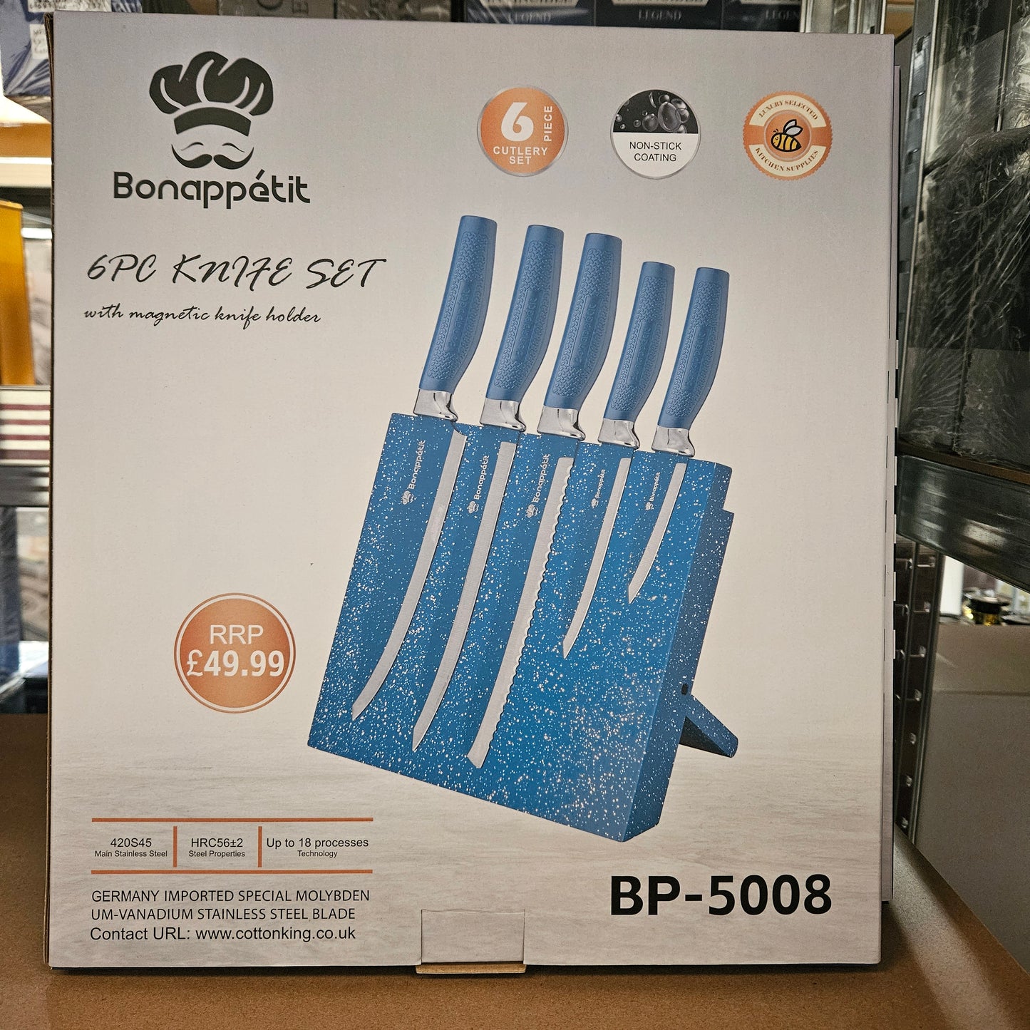 6PC Magnetic Chef's Cooking Set