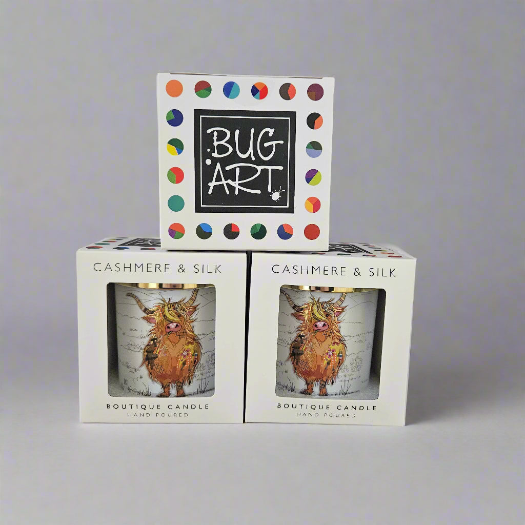 Highland Cow Hand Poured Boutique Candle