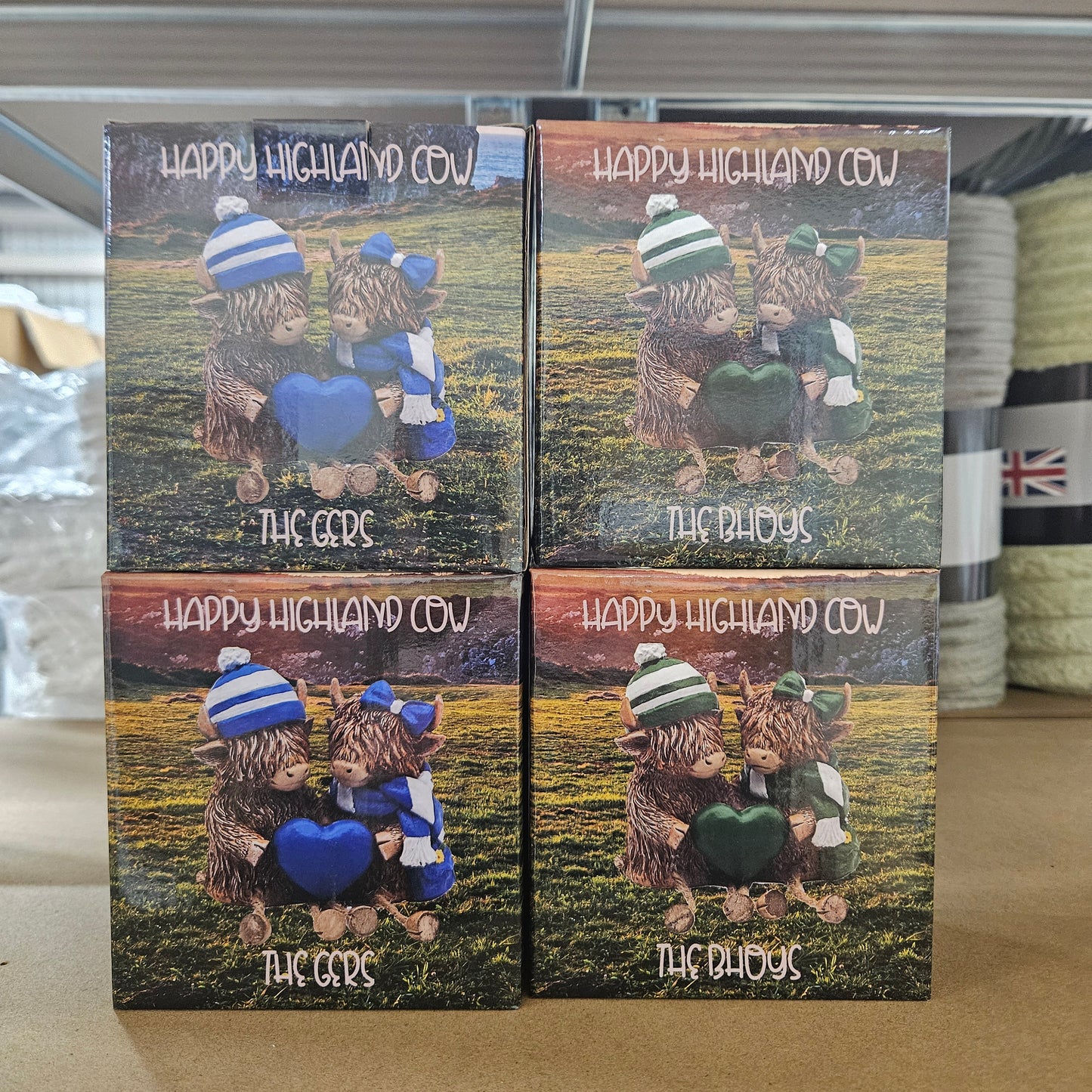 Highland Cow Ornaments