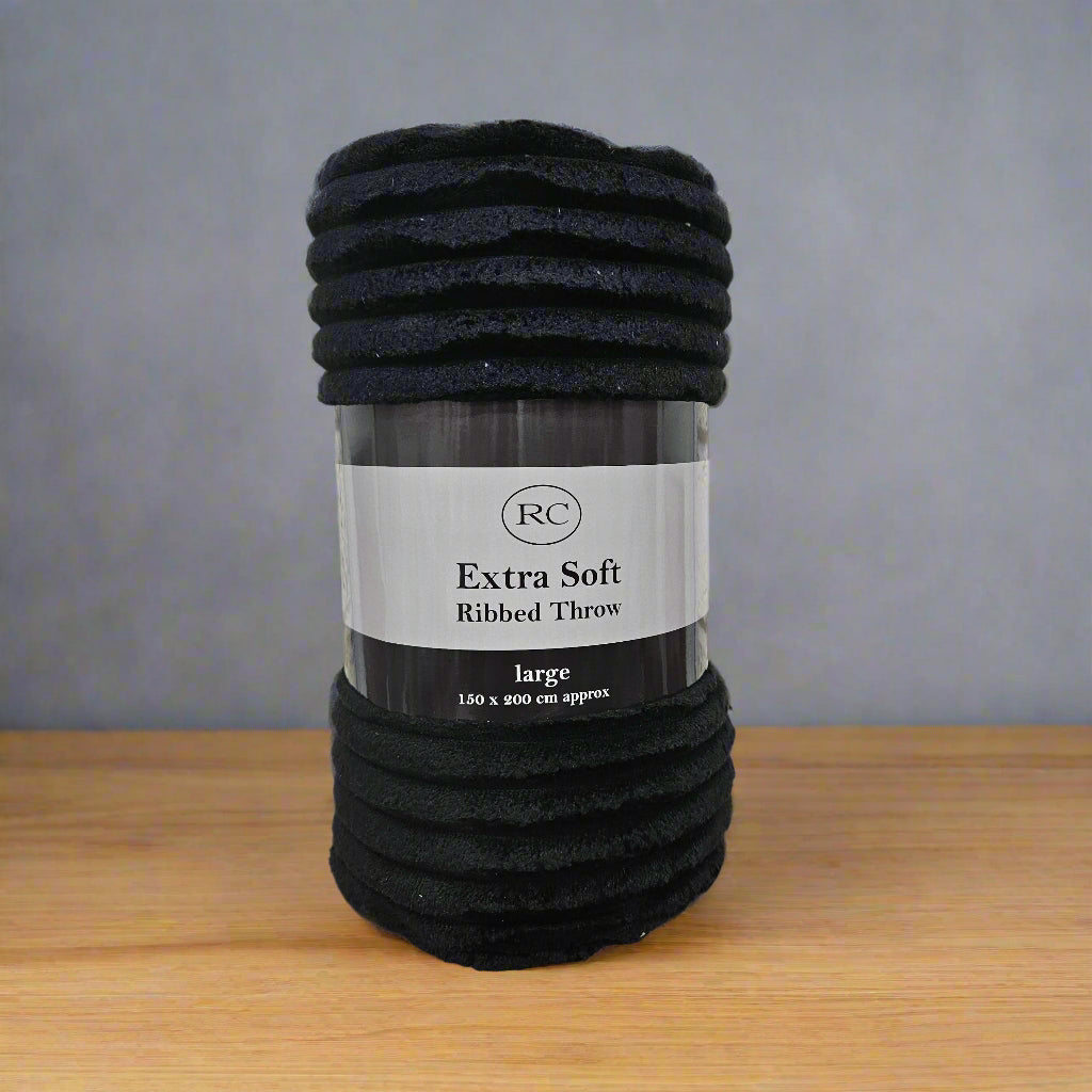 RC Extra Soft Ribbed Throw 150*200cm