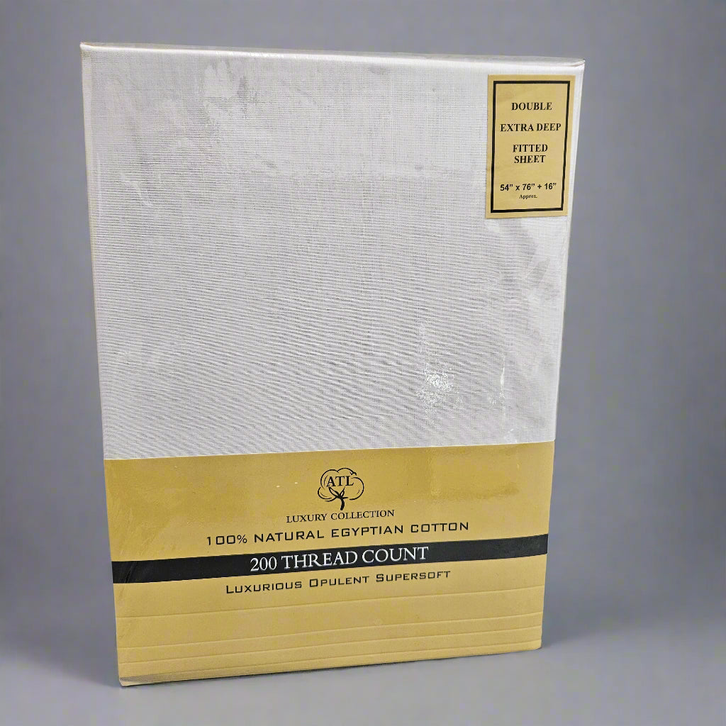 Cotton Extra Deep Fitted Sheet
