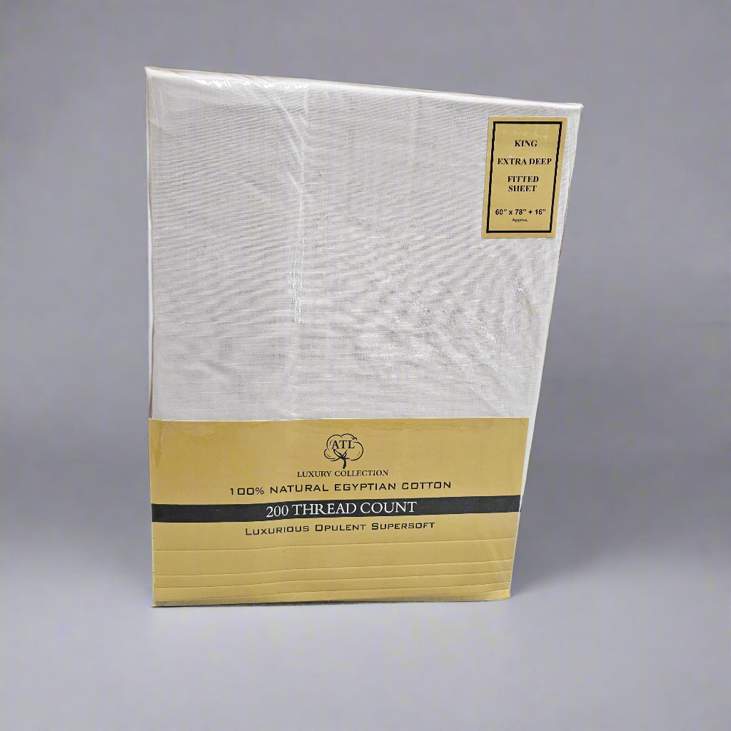 Cotton Extra Deep Fitted Sheet