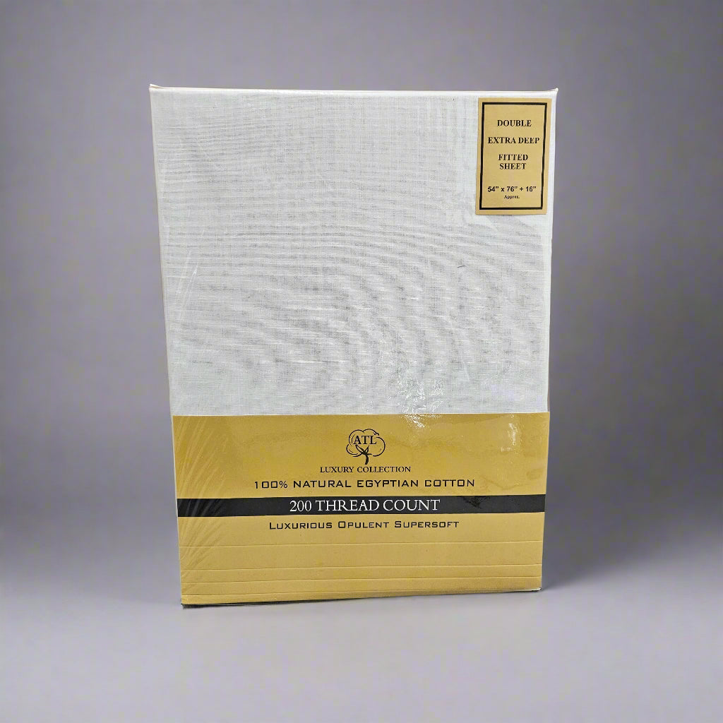 Cotton Extra Deep Fitted Sheet