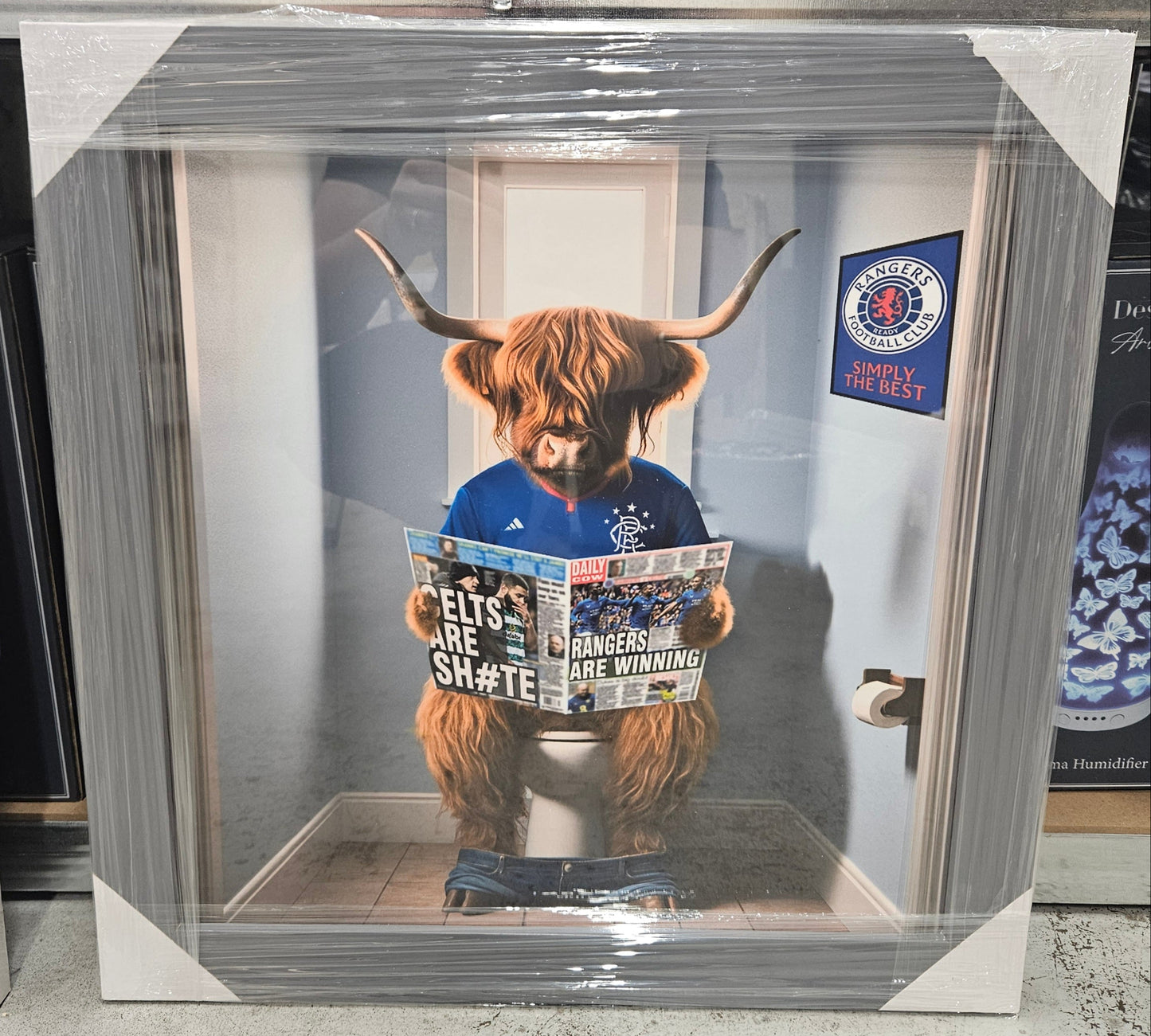 Old Firm - Rangers FC and Celtic FC Prints 47 x47 cm