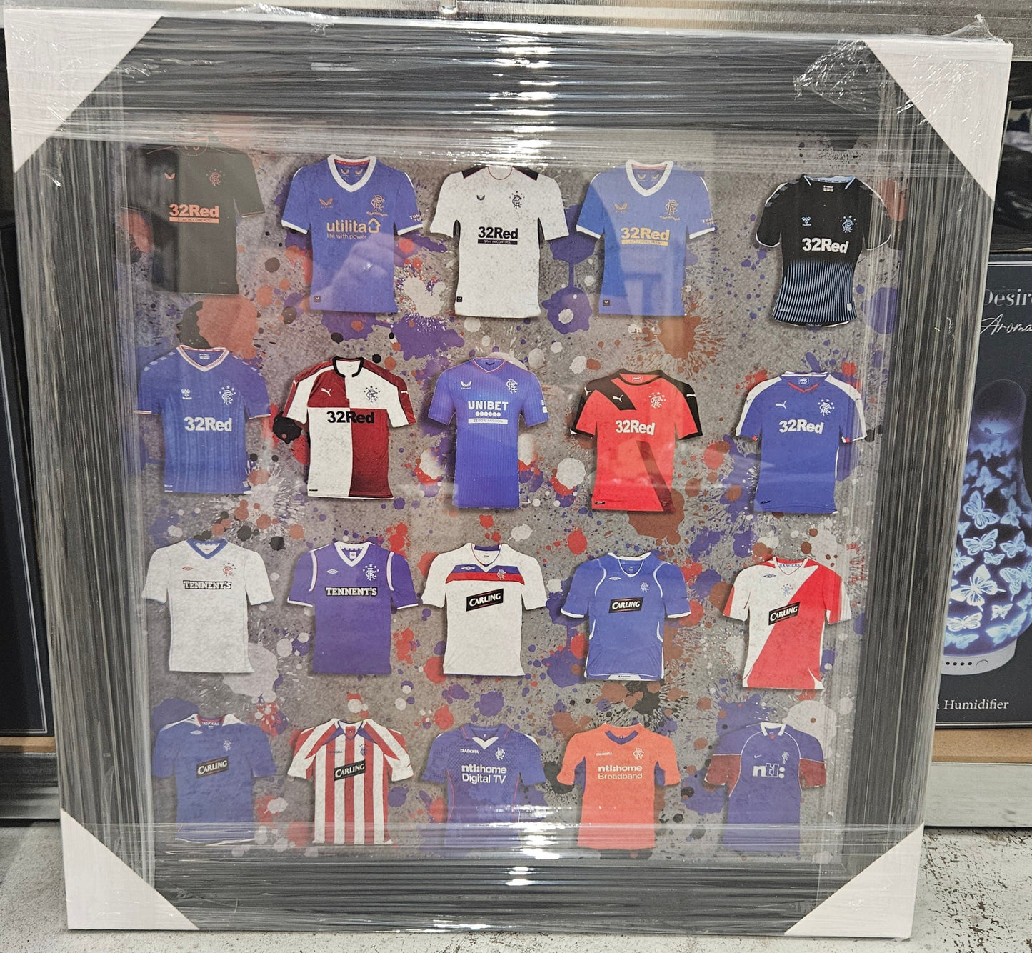 Old Firm - Rangers FC and Celtic FC Prints 47 x47 cm