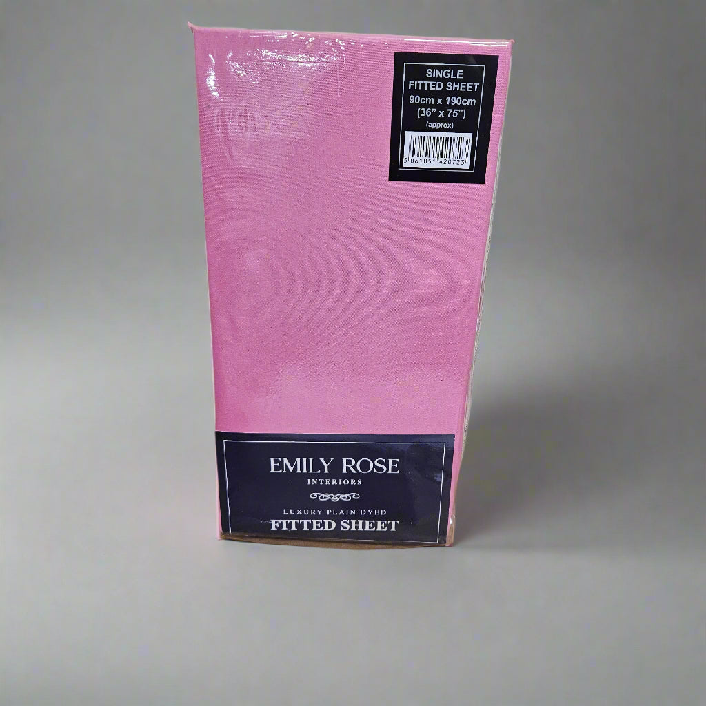 Single Microfibre Fitted Sheets
