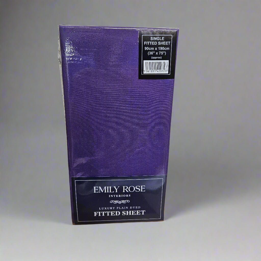 Single Microfibre Fitted Sheets
