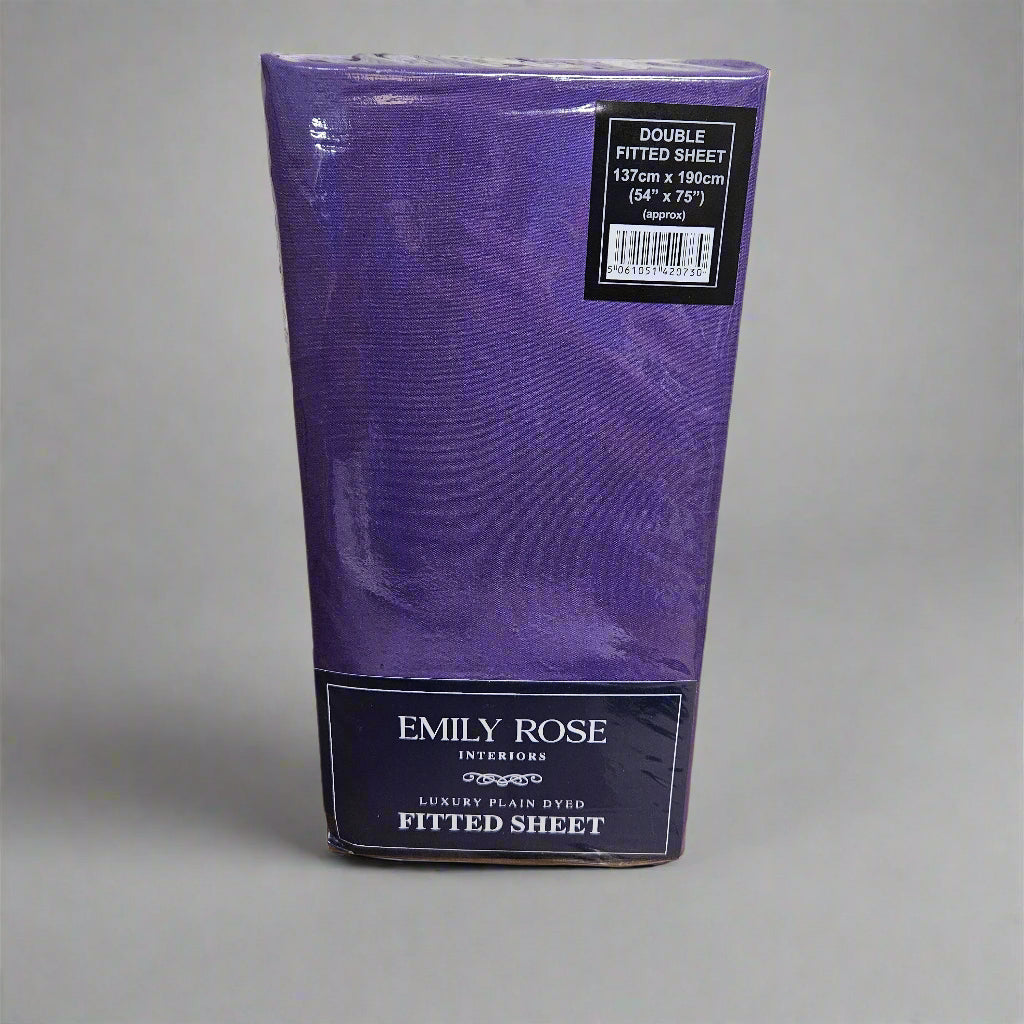 Double Microfibre Fitted Sheets