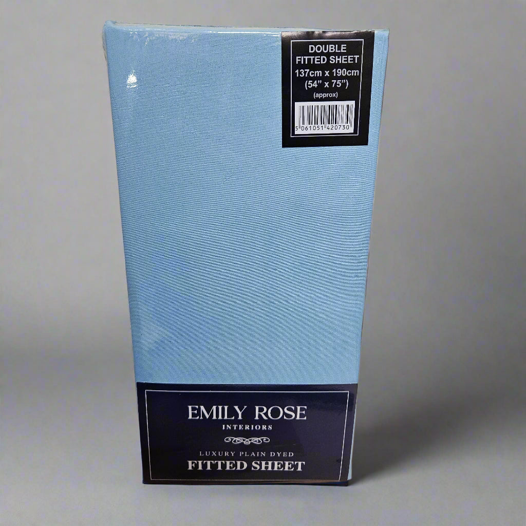 Double Microfibre Fitted Sheets