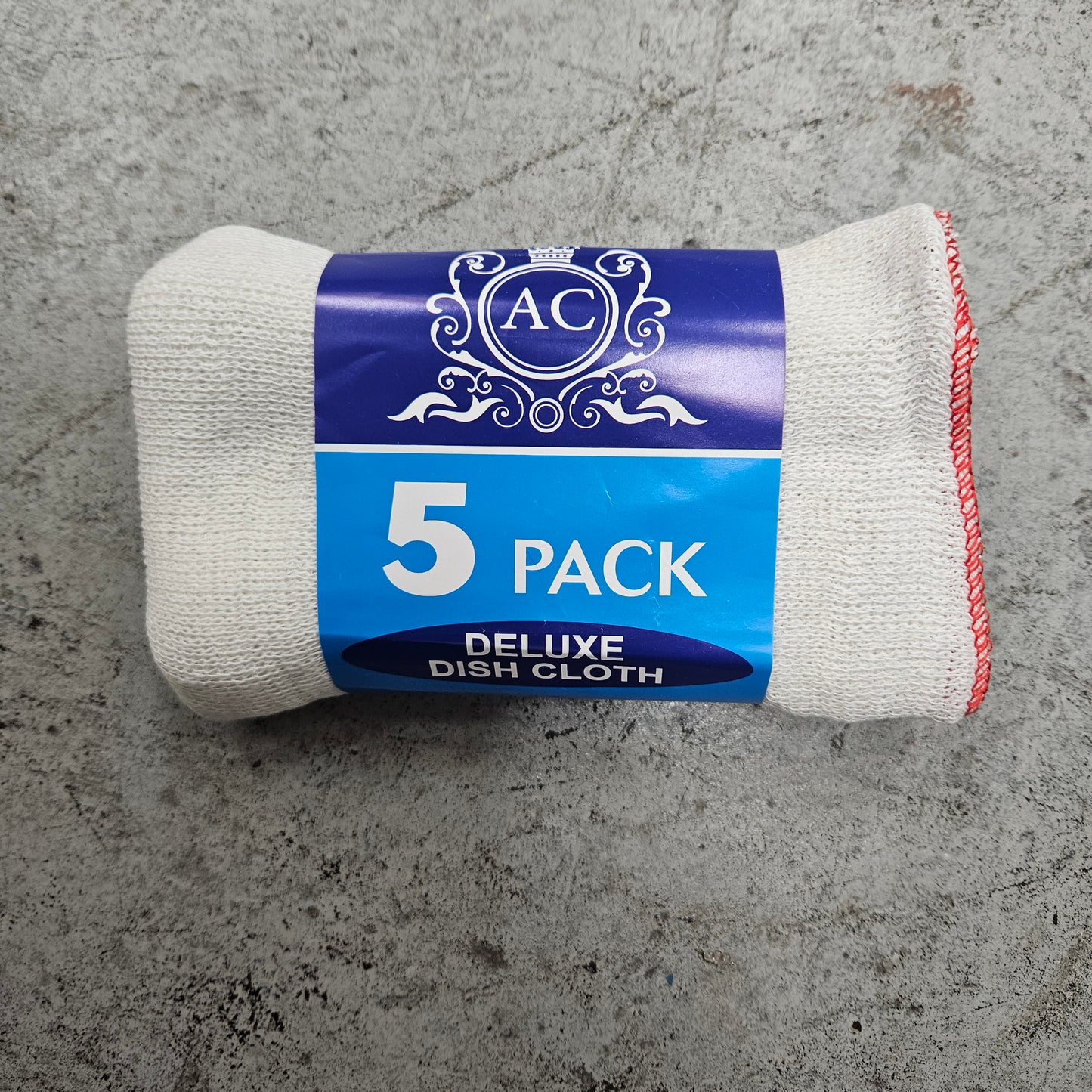 5 Pack White Dish Cloths