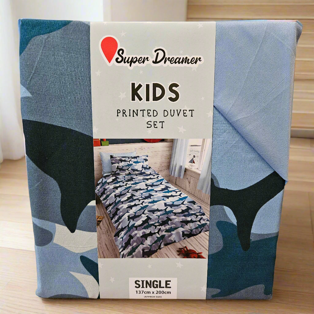 Kids Duvet Sets - Microfibre - Single