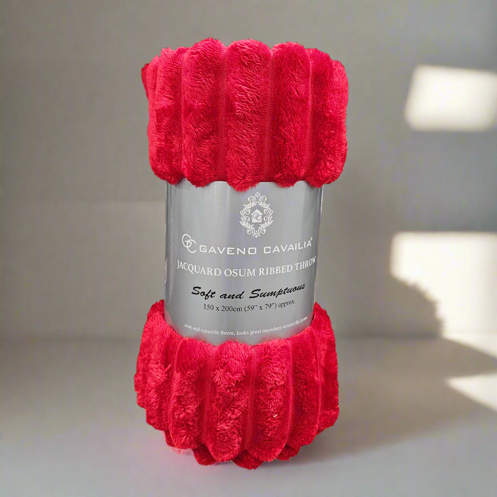 Jacquard Ribbed Throw 150 x200cm