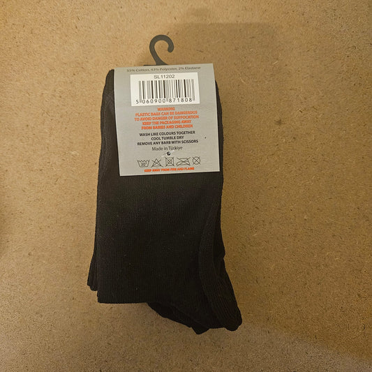 3PK Back to School Socks Size 9-12