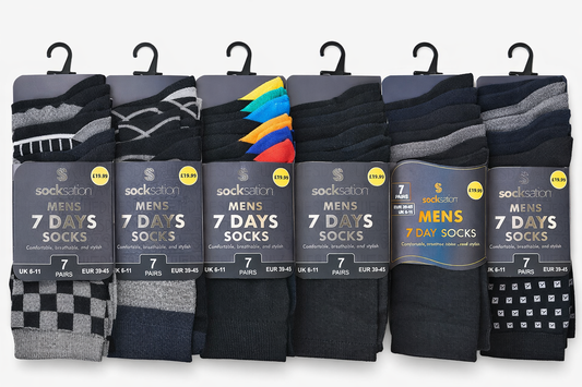 7PK Mens Suit Socks Size 6-11