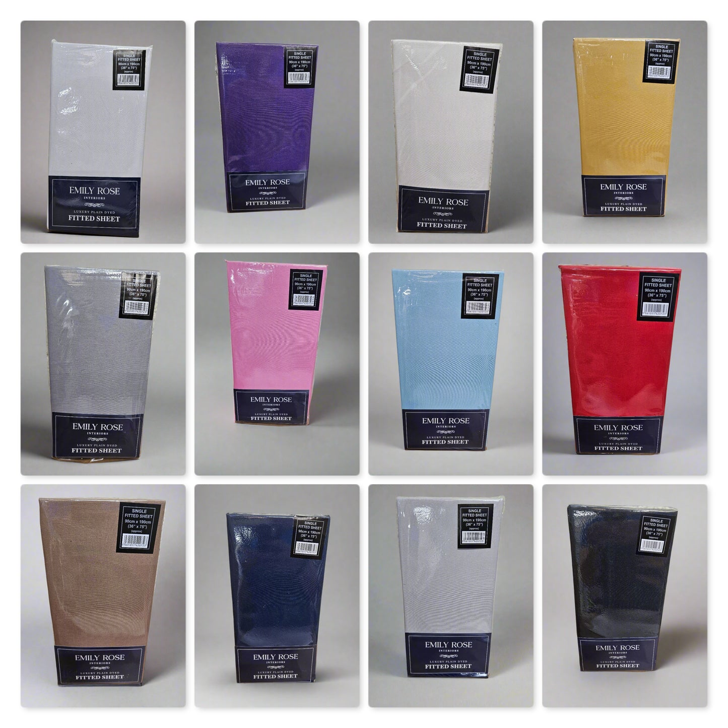 Single Microfibre Fitted Sheets