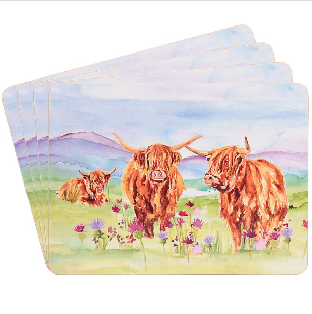 Highland Cow Fine China Kitchen Set