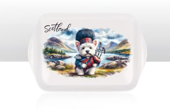 Scotland Piper Westie Kitchen Set
