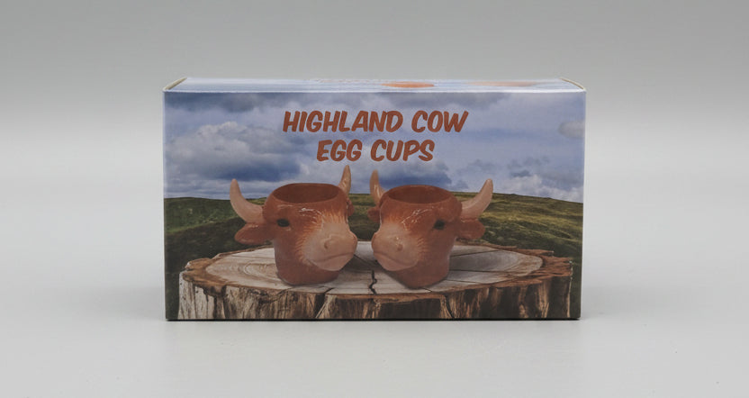 Ceramic Salt & Pepper Shakers Set Highland Coo Cow Shaped Tableware Accessories