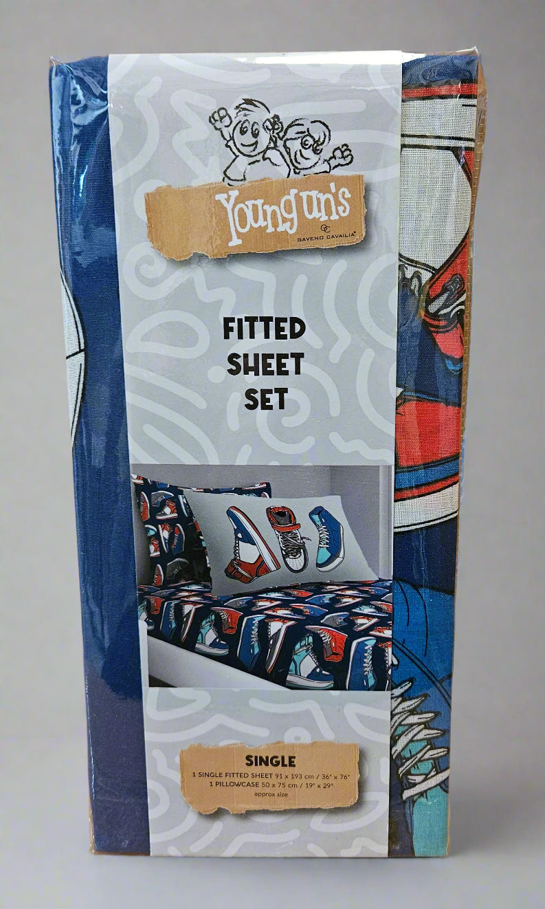Kids Fitted Sheet Sets - Single