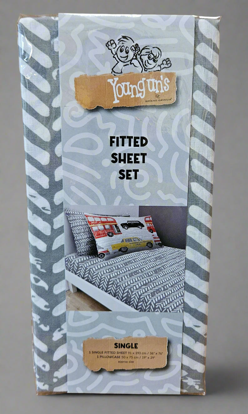 Kids Fitted Sheet Sets - Single