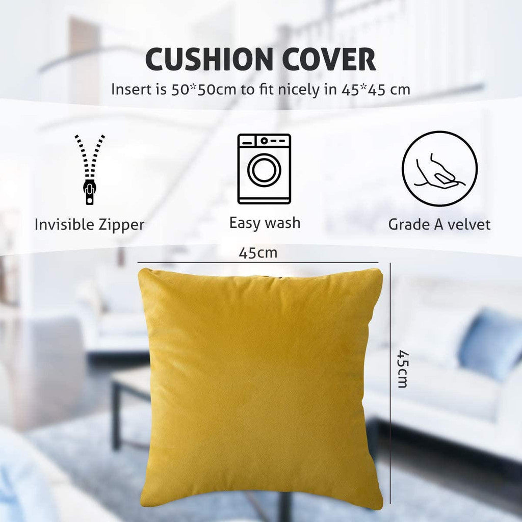 Premium Velvet Cushion Covers - 45x45cm