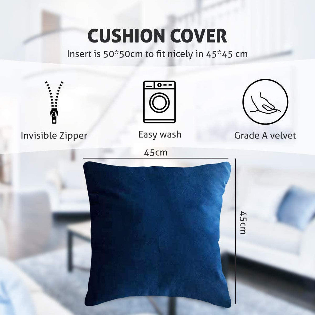 Premium Velvet Cushion Covers - 45x45cm
