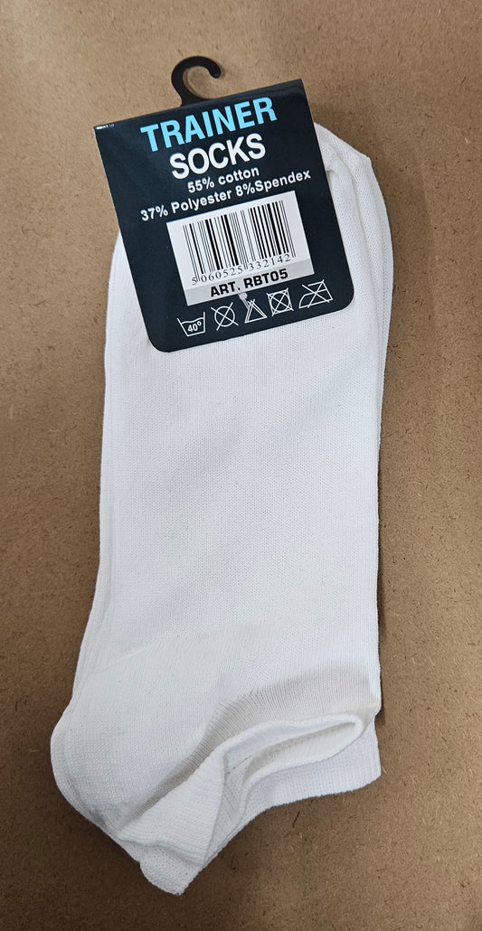 3PK Classic Trainer Socks Size 6-11