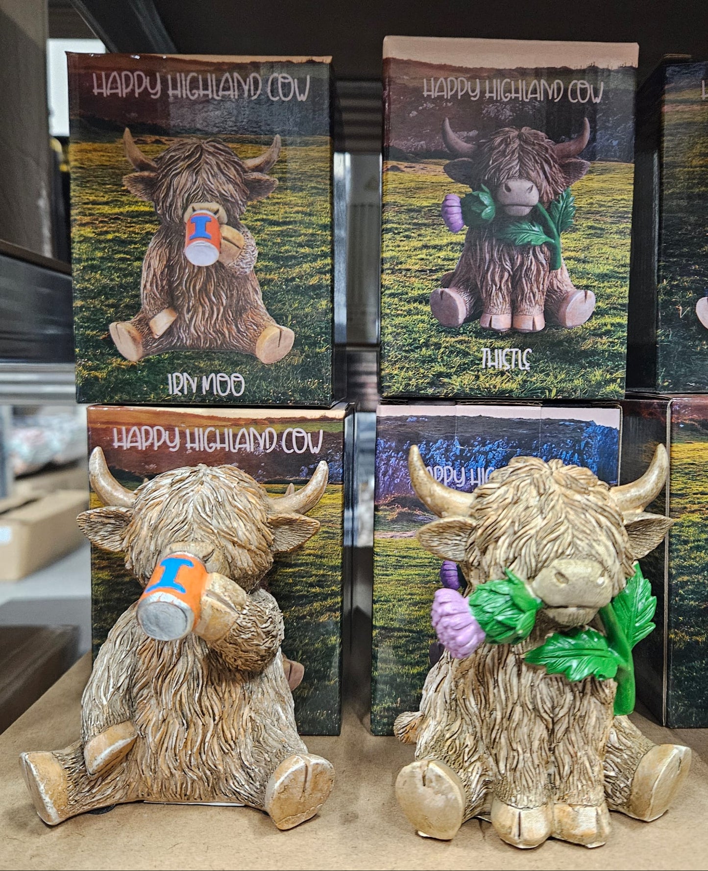 Highland Cow Ornaments