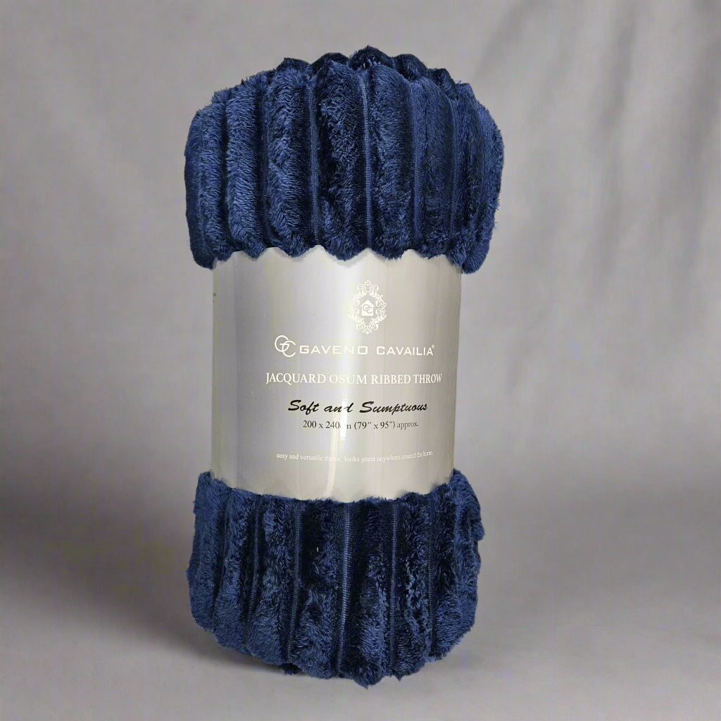 Jacquard Ribbed Throw 200 x 240cm