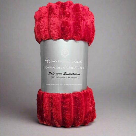 Jacquard Ribbed Throw 200 x 240cm