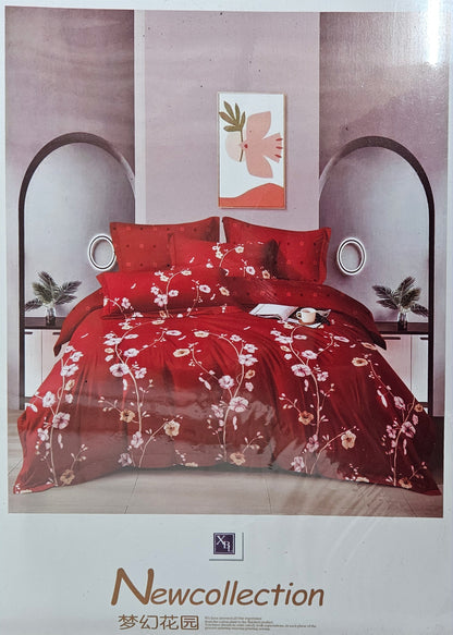 SARA Home Comfort 4PC Duvet Set - Patterned