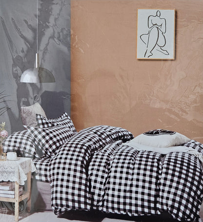 SARA Home Comfort 4PC Duvet Set - Patterned