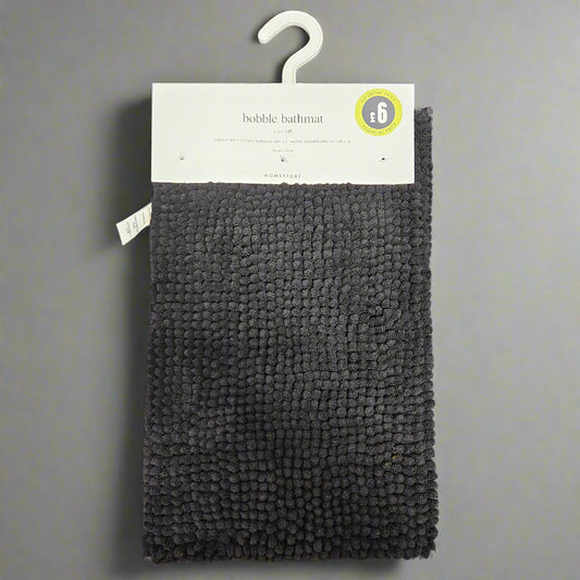 Black Bobble Bathmats