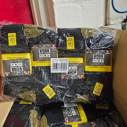 5 Pack Work Socks