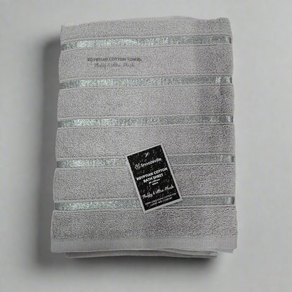 Satin Stripe Egyptian Cotton Bath Sheet